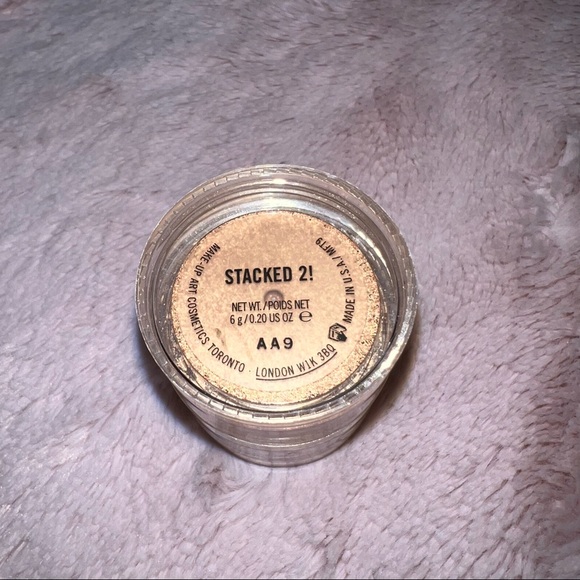 MAC eyeshadow/highlighter loose powder “Stacked 2!” shimmer brand new makeup - Picture 6 of 9